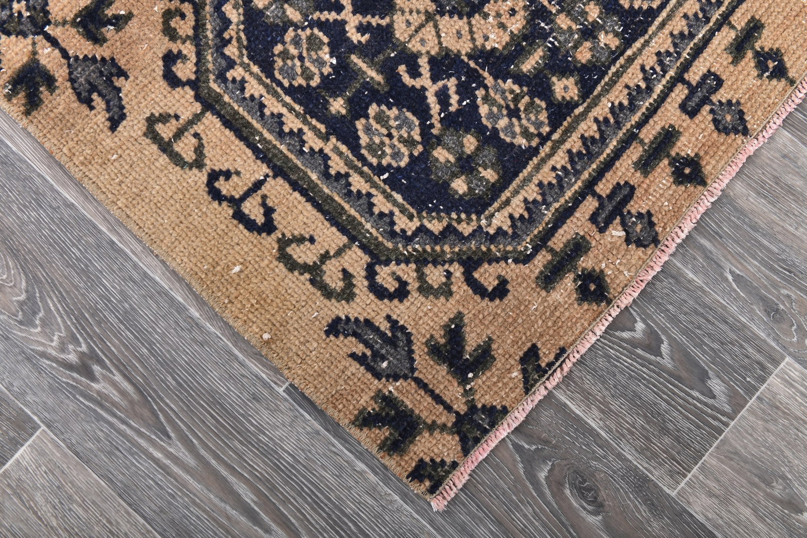 2'5'' x 7'8'' Handmade Vintage Wool Rug - 243938 - 7