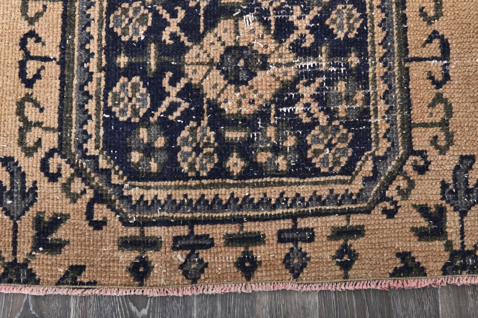 2'5'' x 7'8'' Handmade Vintage Wool Rug - 243938 - 9