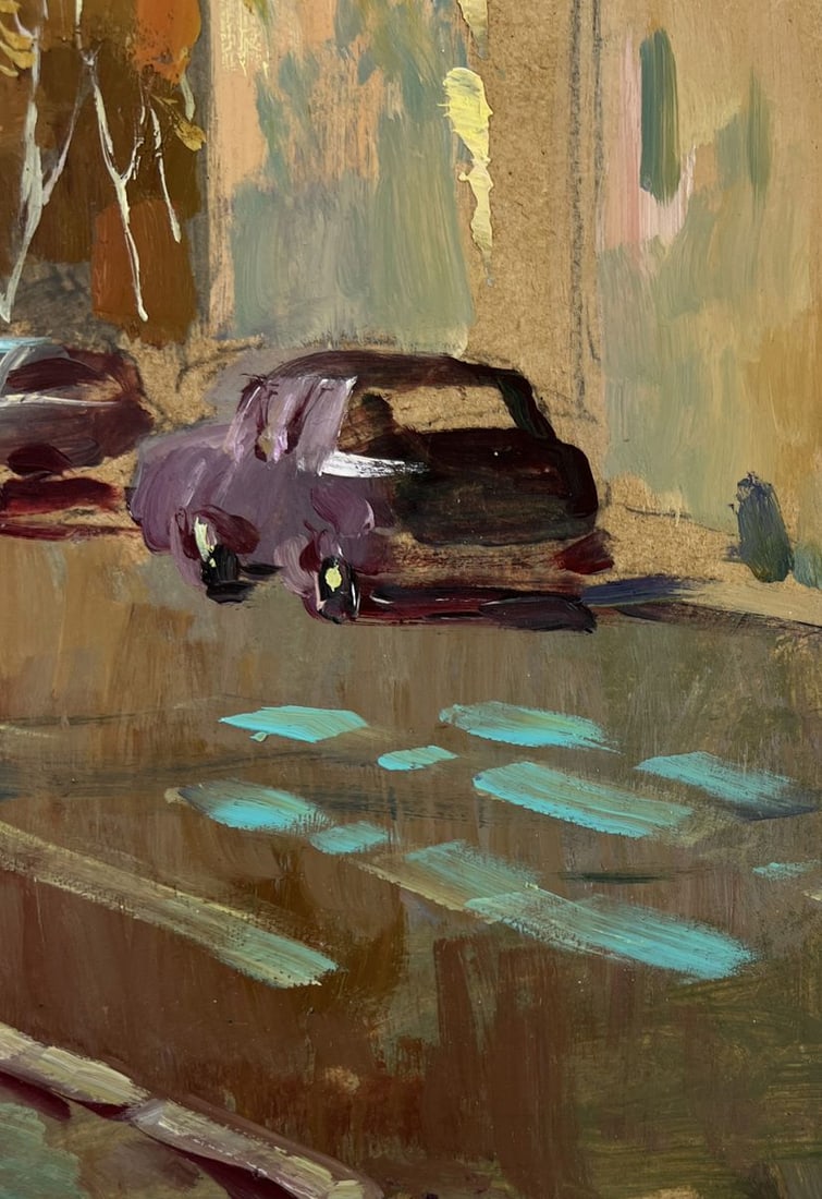 Oil painting Street in motion Yuriy Suprunchuk - 8