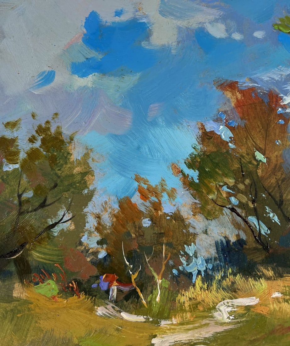 Oil painting House on the hill Yuriy Suprunchuk - 5