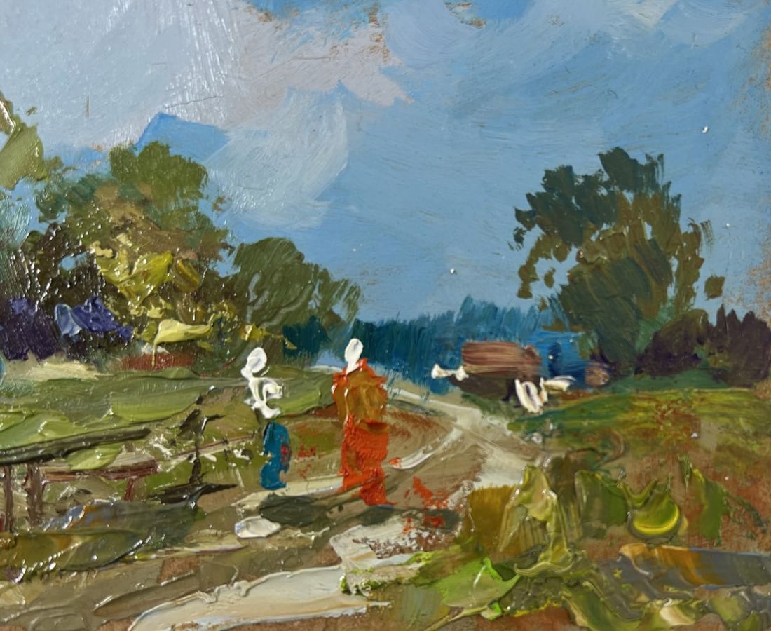 Oil painting Past the outer houses Yuriy Suprunchuk - 5