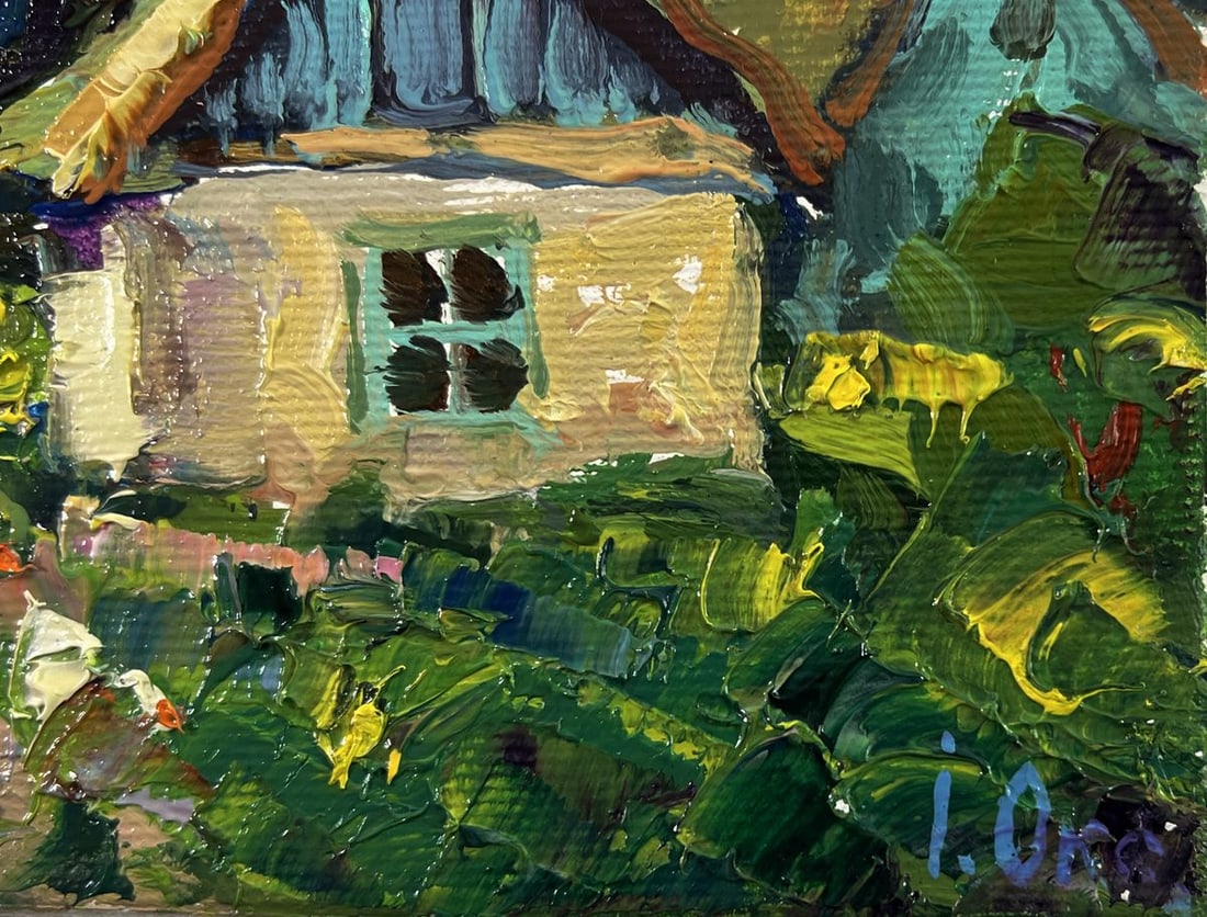 Oil painting Rural everyday life Oksana Ivanyuk - 5