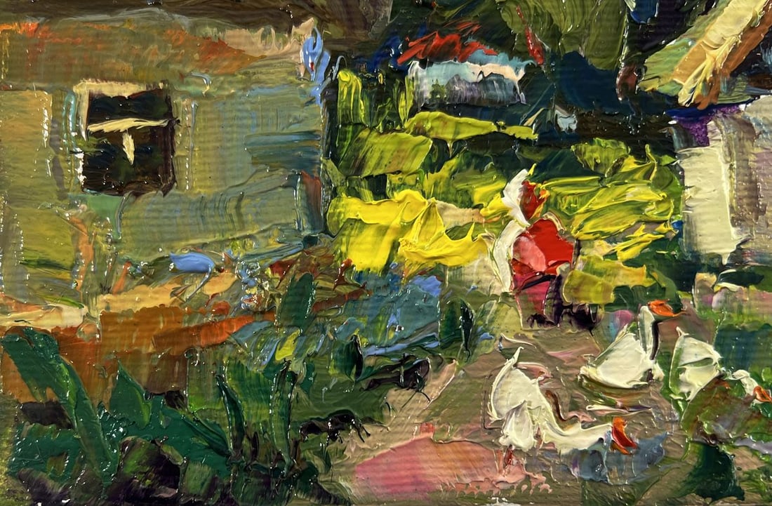 Oil painting Rural everyday life Oksana Ivanyuk - 6