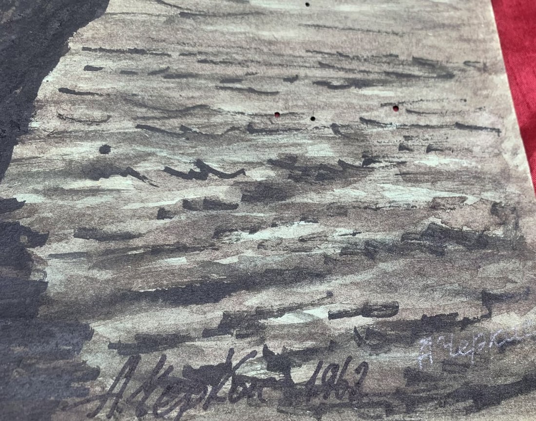 Ink painting Dense forest A. G. Cherkas - 6