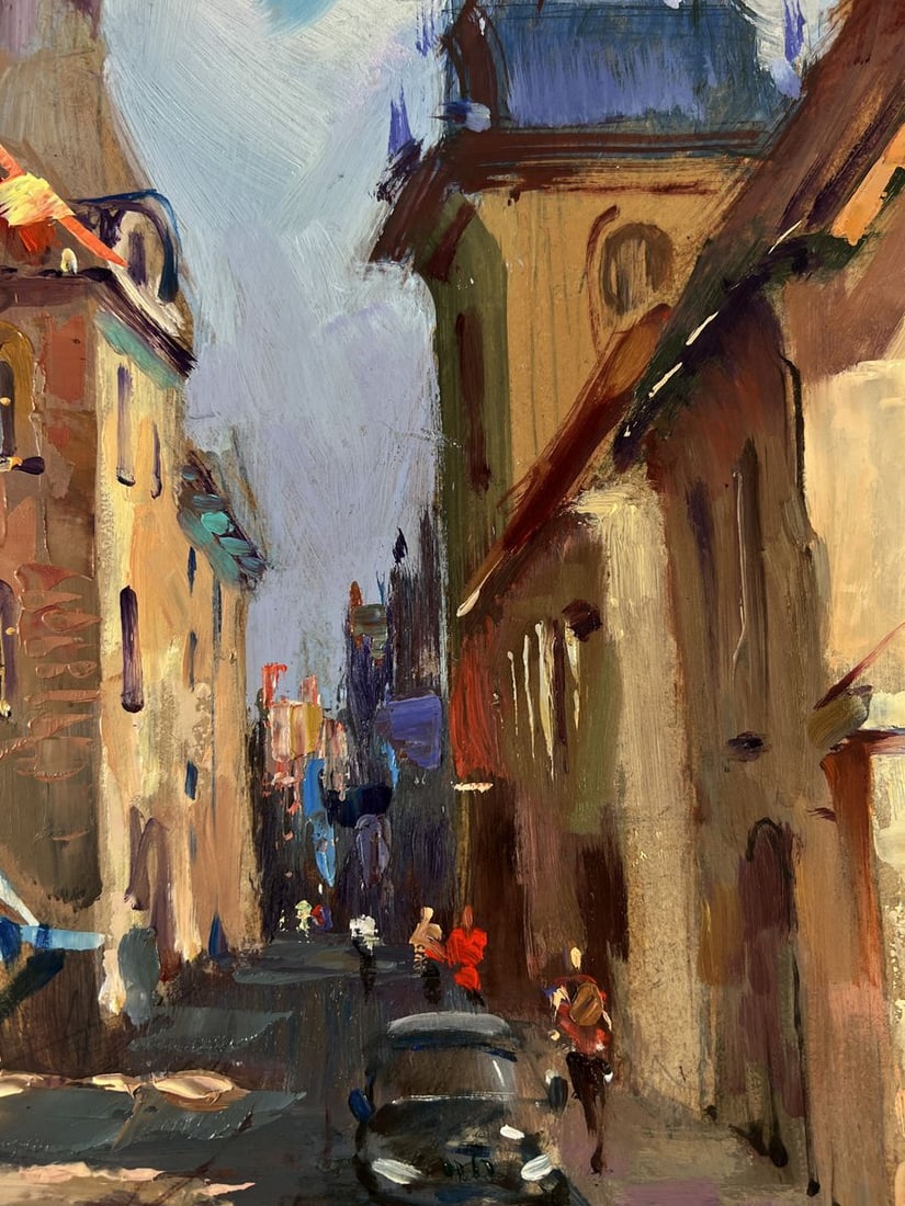 Oil painting Quiet street in the old town Yuriy Suprunchuk - 6