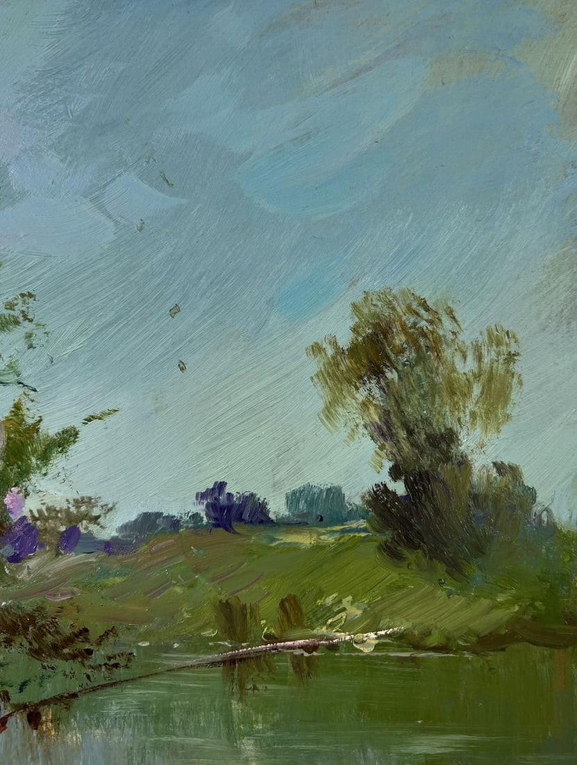 Oil painting Fishermen on the shore Yuriy Suprunchuk - 4