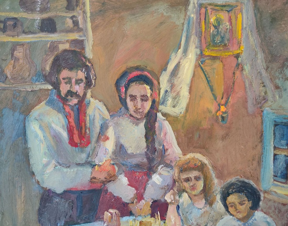 Oil painting Supper Mishurovsky V. V. - 8