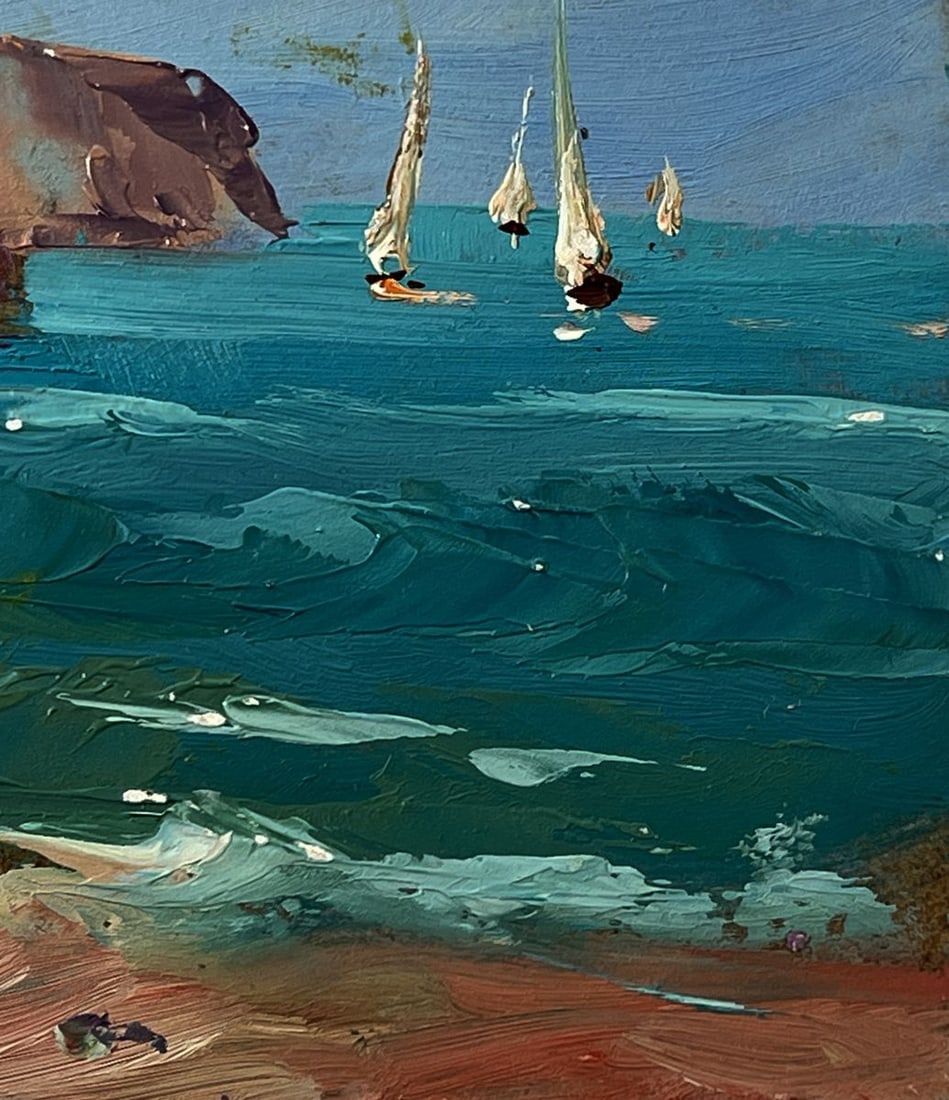Oil painting Sea with ships Yuriy Suprunchuk - 5