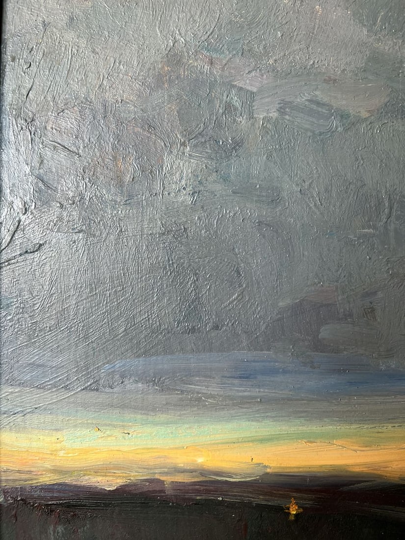 Oil painting Evening lights V. Mishurovsky - 3