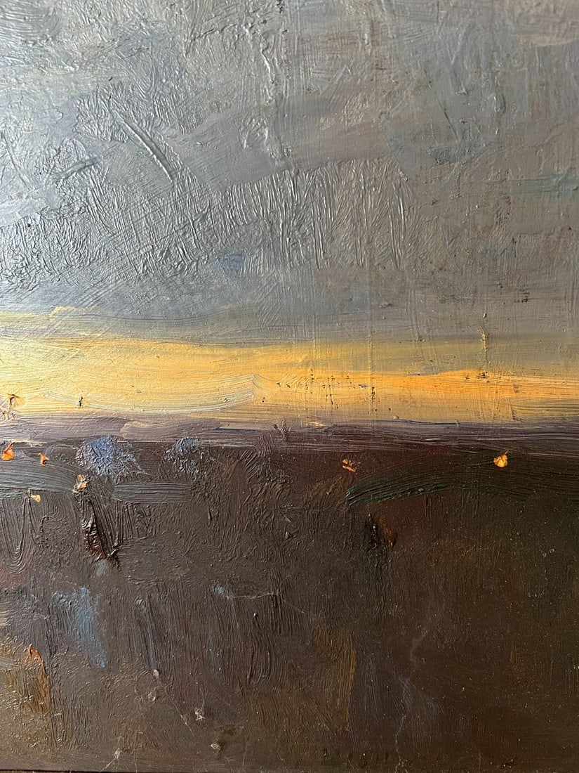 Oil painting Evening lights V. Mishurovsky - 8
