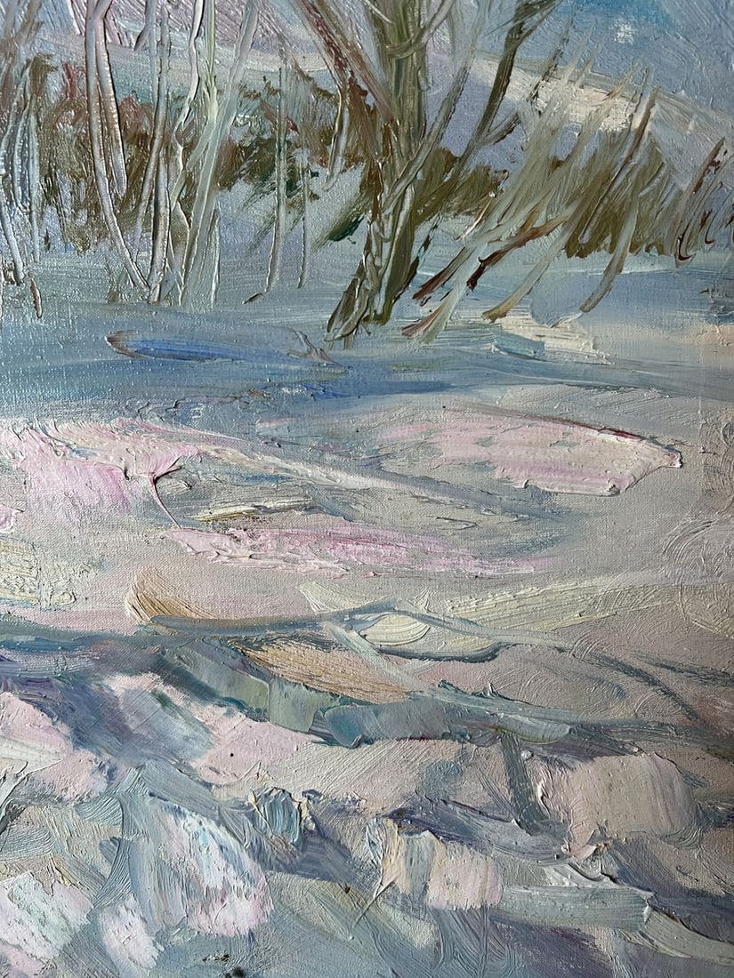 Oil painting Sunny January V. Mishurovsky - 5