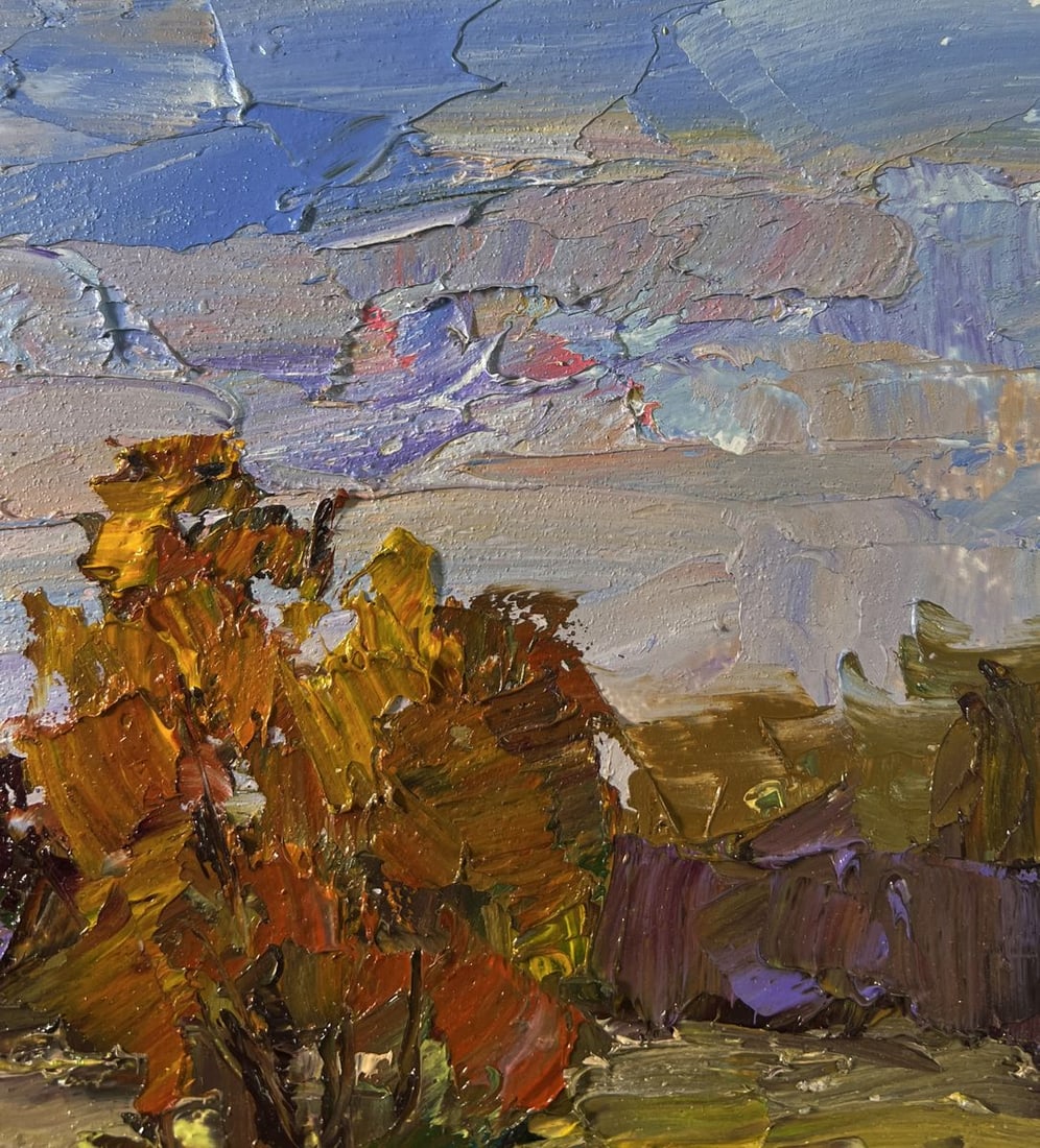 Oil painting Vibrant autumn nature Boris Serdyuk - 4