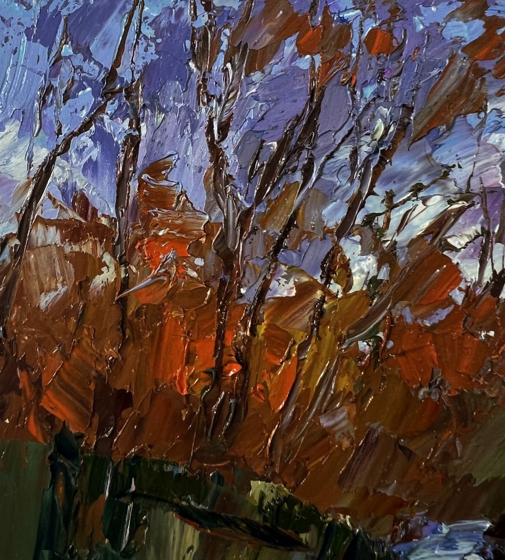 Oil painting House on the hill Boris Serdyuk - 6