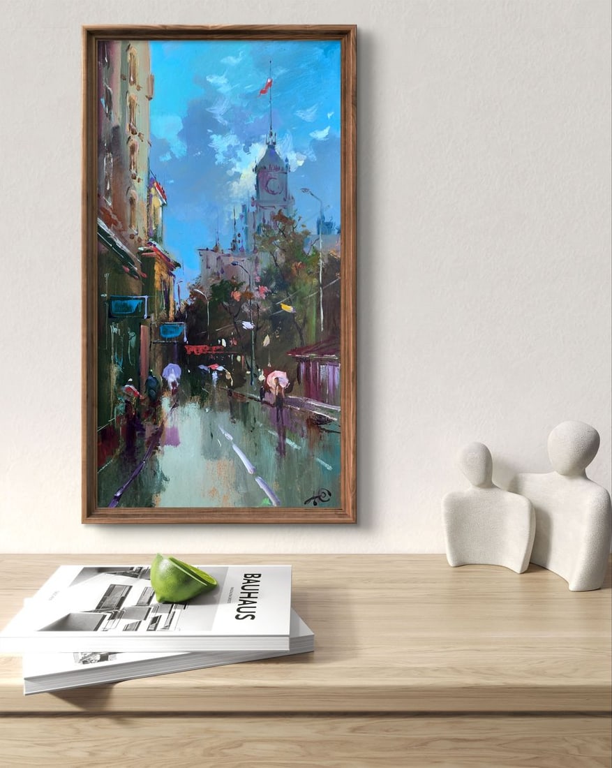 Oil painting City bustle Yuriy Suprunchuk - 2