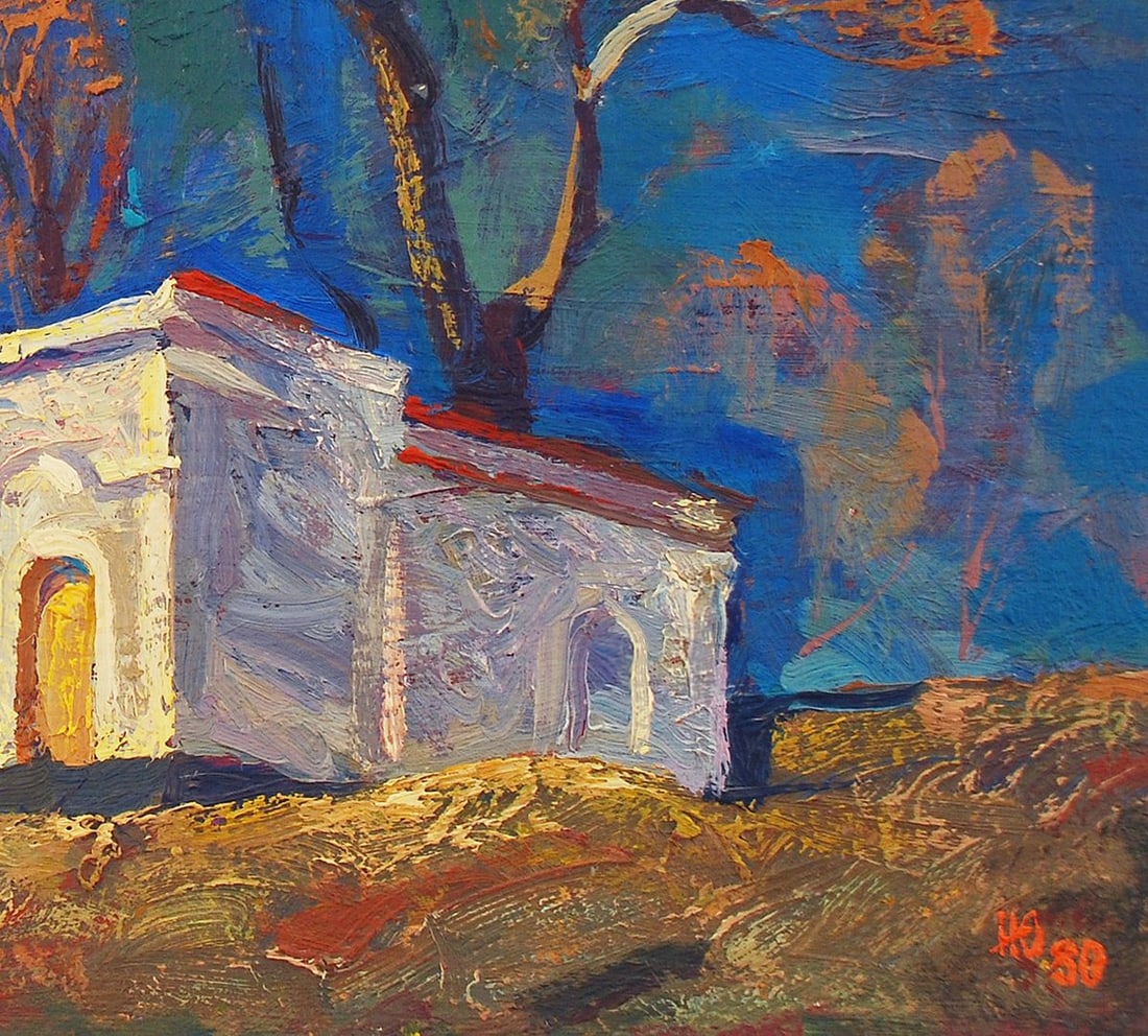 Oil painting Basic motive Egor Shvachunov - 7