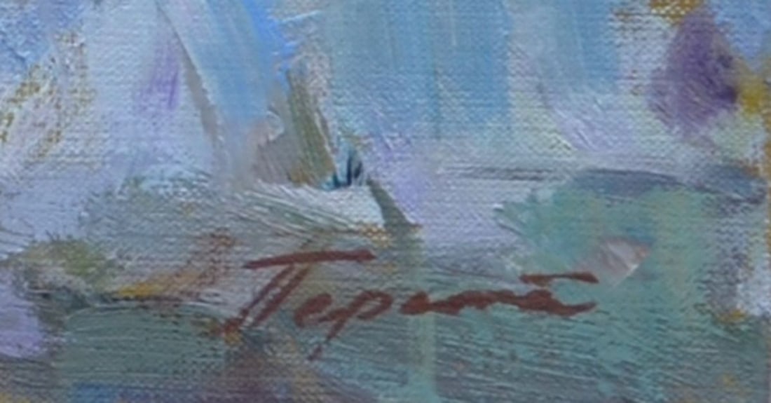 Oil painting Frosty morning Tepeta Miacheslav - 6