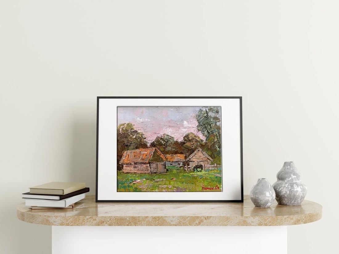 Oil painting Silence around Kalenyuk Alex - 3