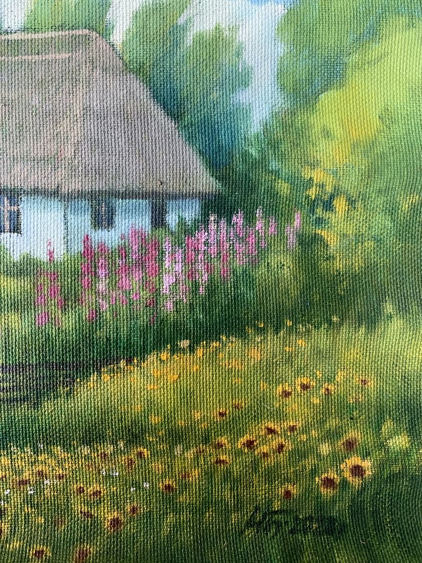 Oil painting Country coziness Mykhailo Burdylo - 11