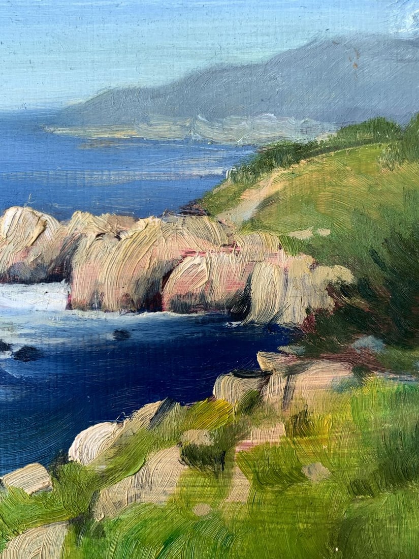 Oil painting Clear day at the coast Mykhailo Burdylo - 10