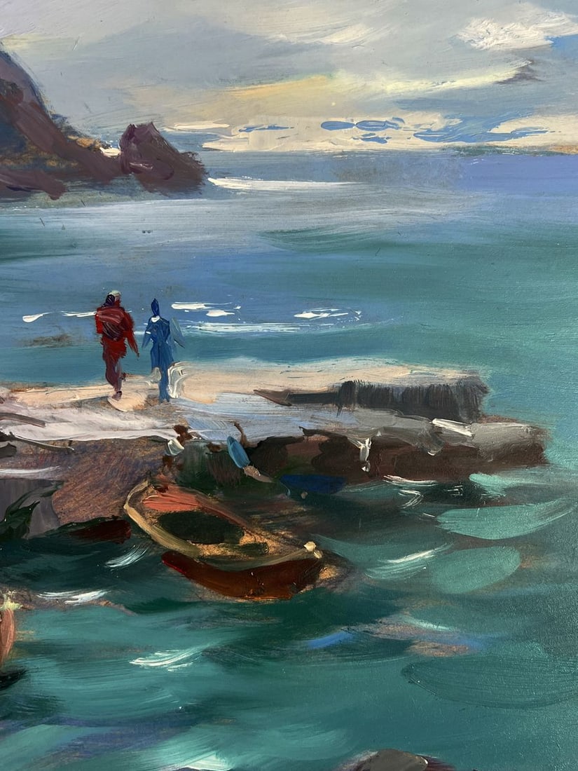 Oil painting Bridge to the sea Yuriy Suprunchuk - 8