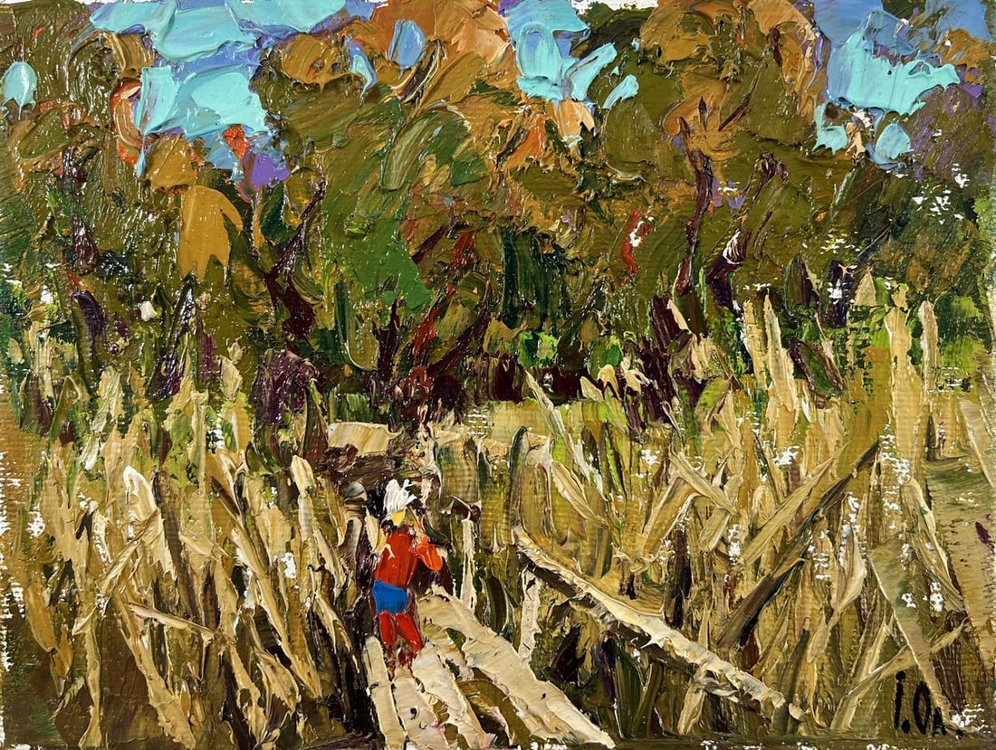 Oil painting Where the reeds whisper Oleksiy Ivanyuk - 3