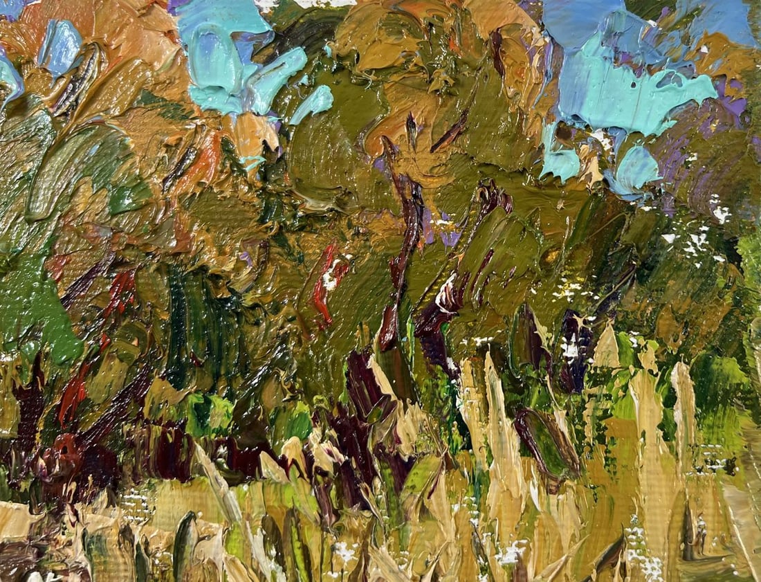 Oil painting Where the reeds whisper Oleksiy Ivanyuk - 4