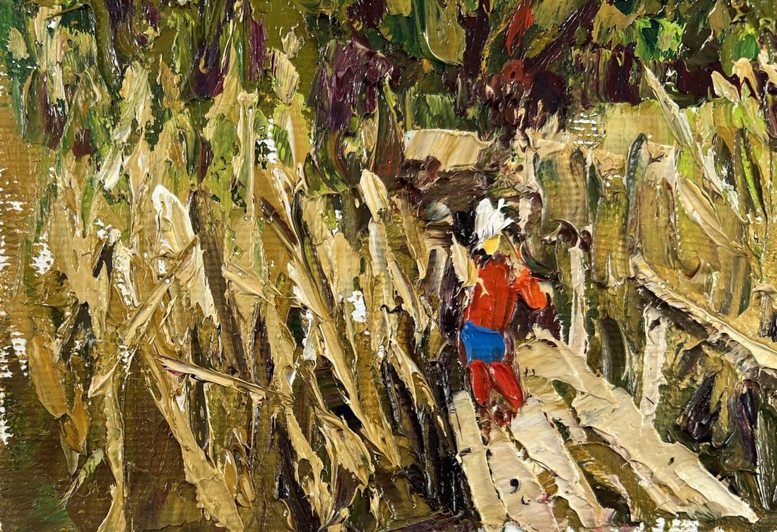 Oil painting Where the reeds whisper Oleksiy Ivanyuk - 6