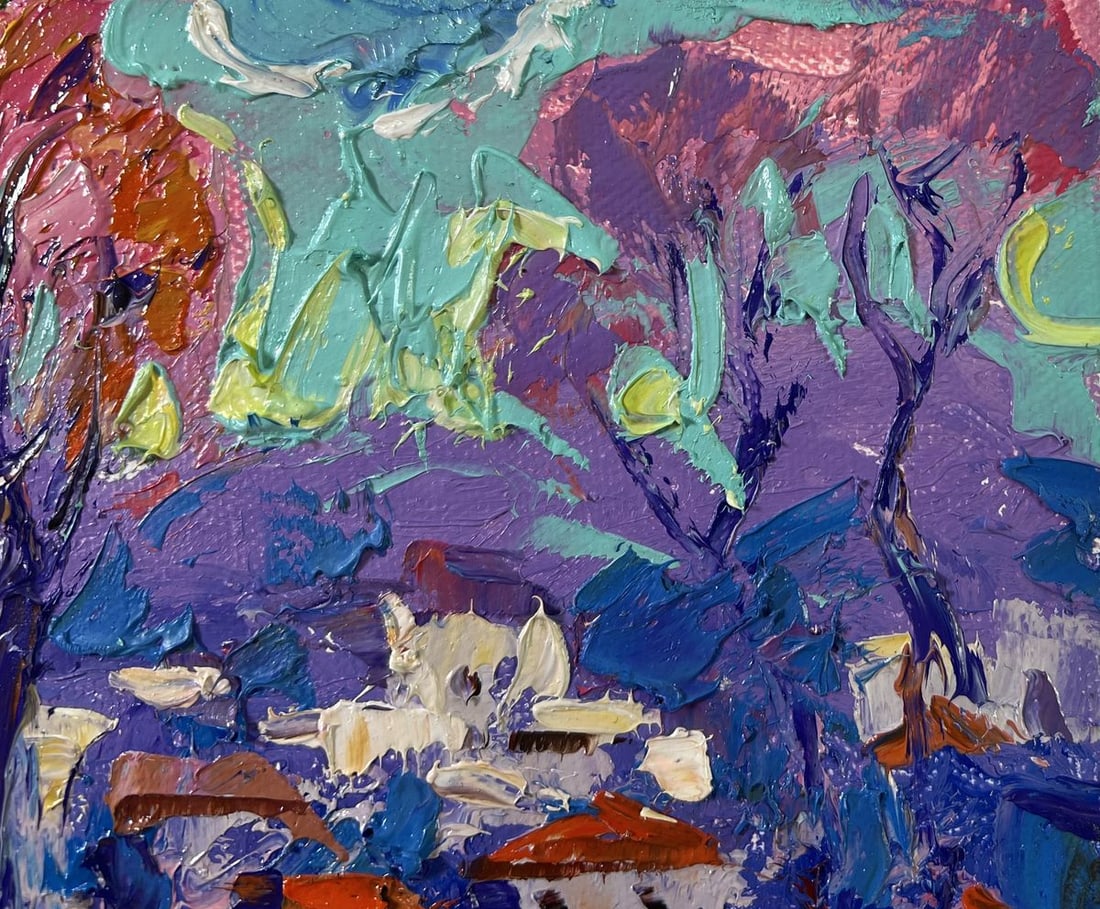 Oil painting Morning in the village Oleksiy Ivanyuk - 4