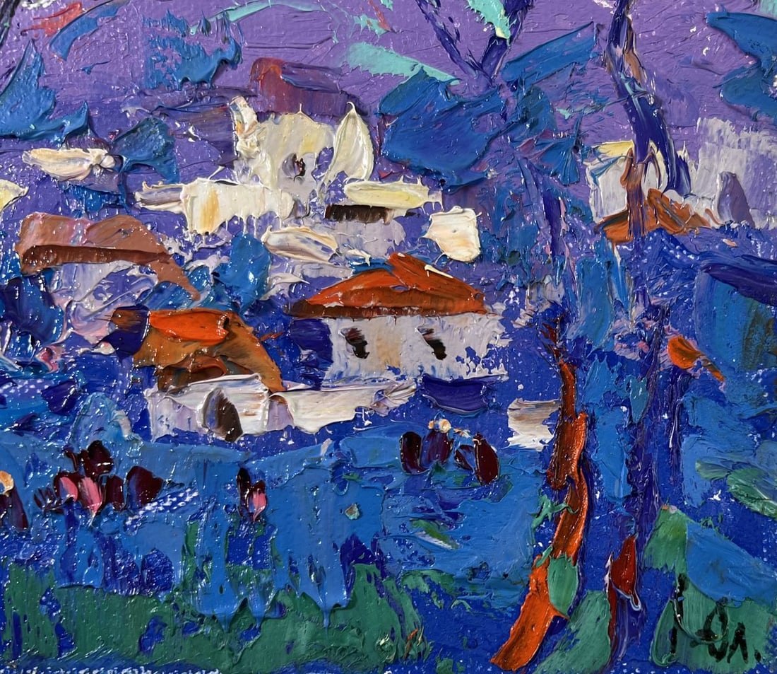 Oil painting Morning in the village Oleksiy Ivanyuk - 5
