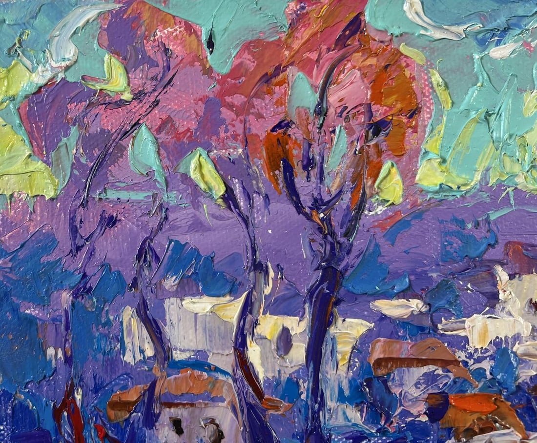 Oil painting Morning in the village Oleksiy Ivanyuk - 7