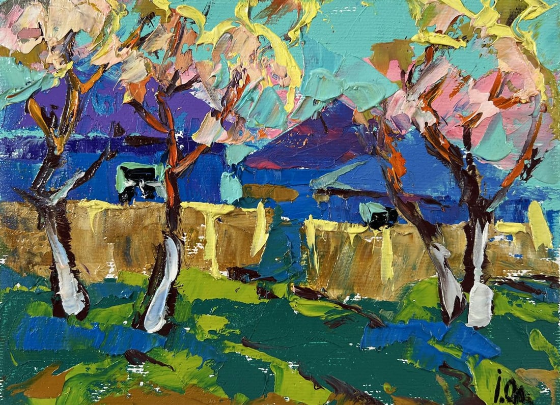 Oil painting Spring аwakening Oleksiy Ivanyuk - 3