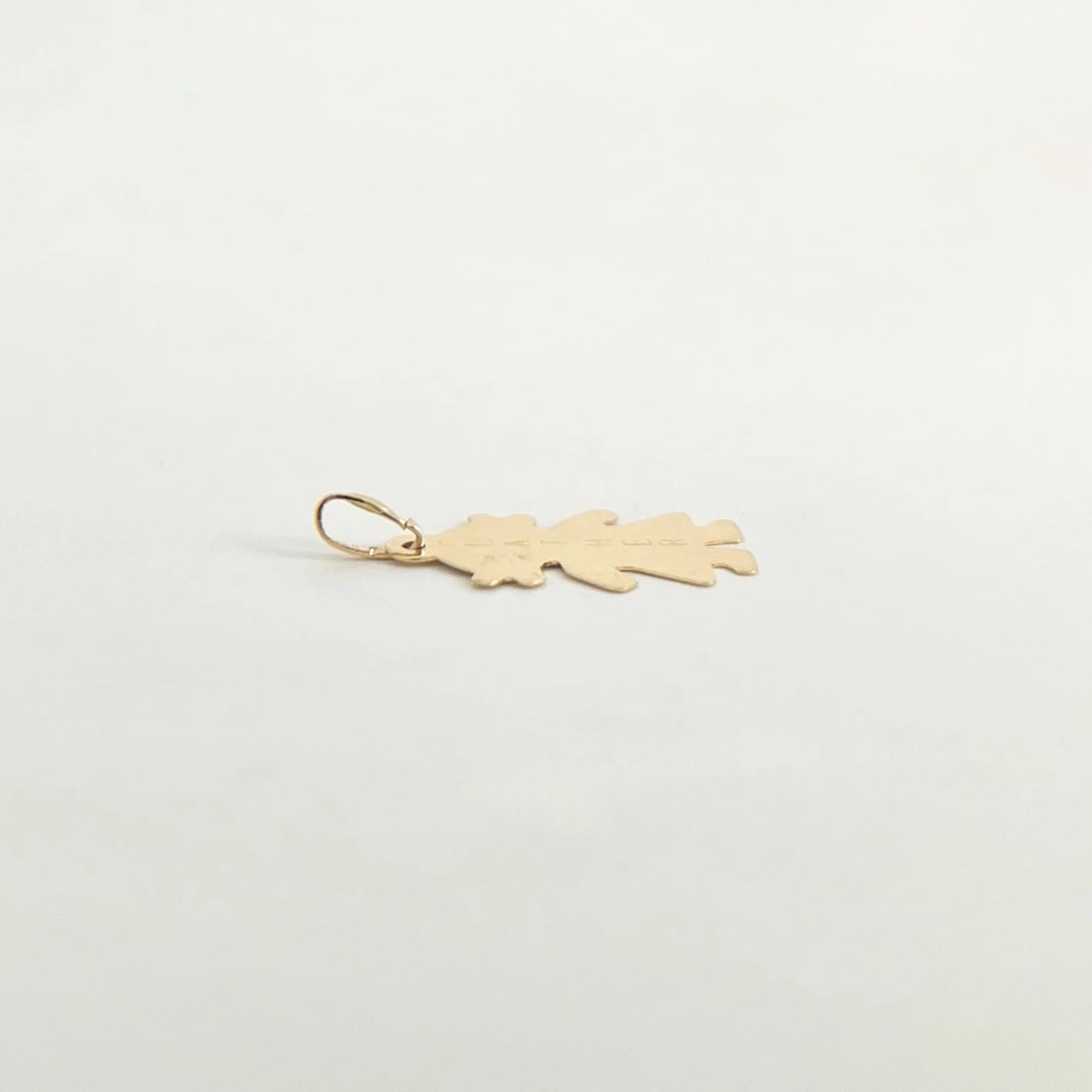 Vintage 1980's Heather Girl Name Charm Pendant 14K Yellow Gold, .51 Grams - 6