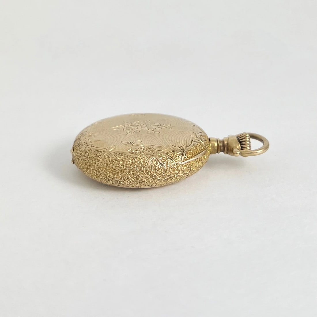 Antique Waltham Ornate Pocket Watch 14K Yellow Gold, 1900-1910, 35 mm, 38.8 Gram - 8