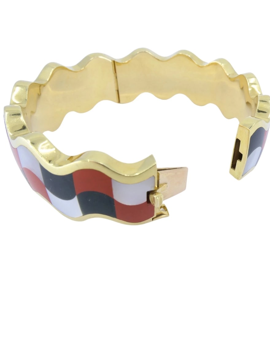 Angela Cummings for Tiffany & Co. Geometric Cuff 18k Gold Bracelet - 10