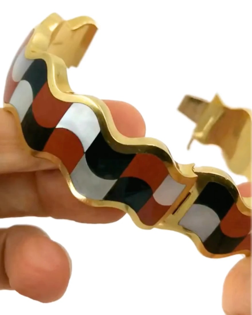 Angela Cummings for Tiffany & Co. Geometric Cuff 18k Gold Bracelet - 2