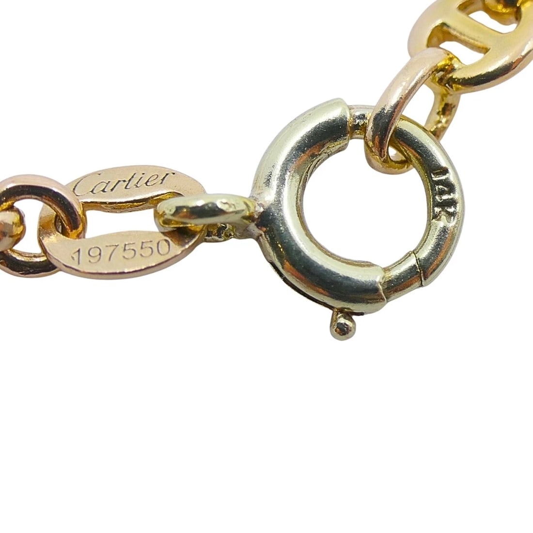 Vintage Cartier 14k Gold Rolls-Royce Key Pendant Necklace - 11