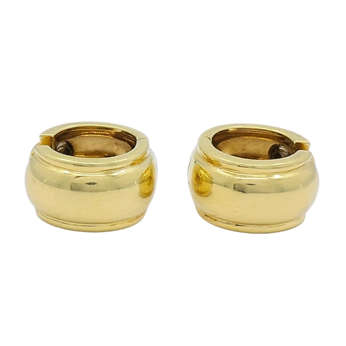 Tiffany & Co. 18k Gold Huggie Hoop Earrings - 6