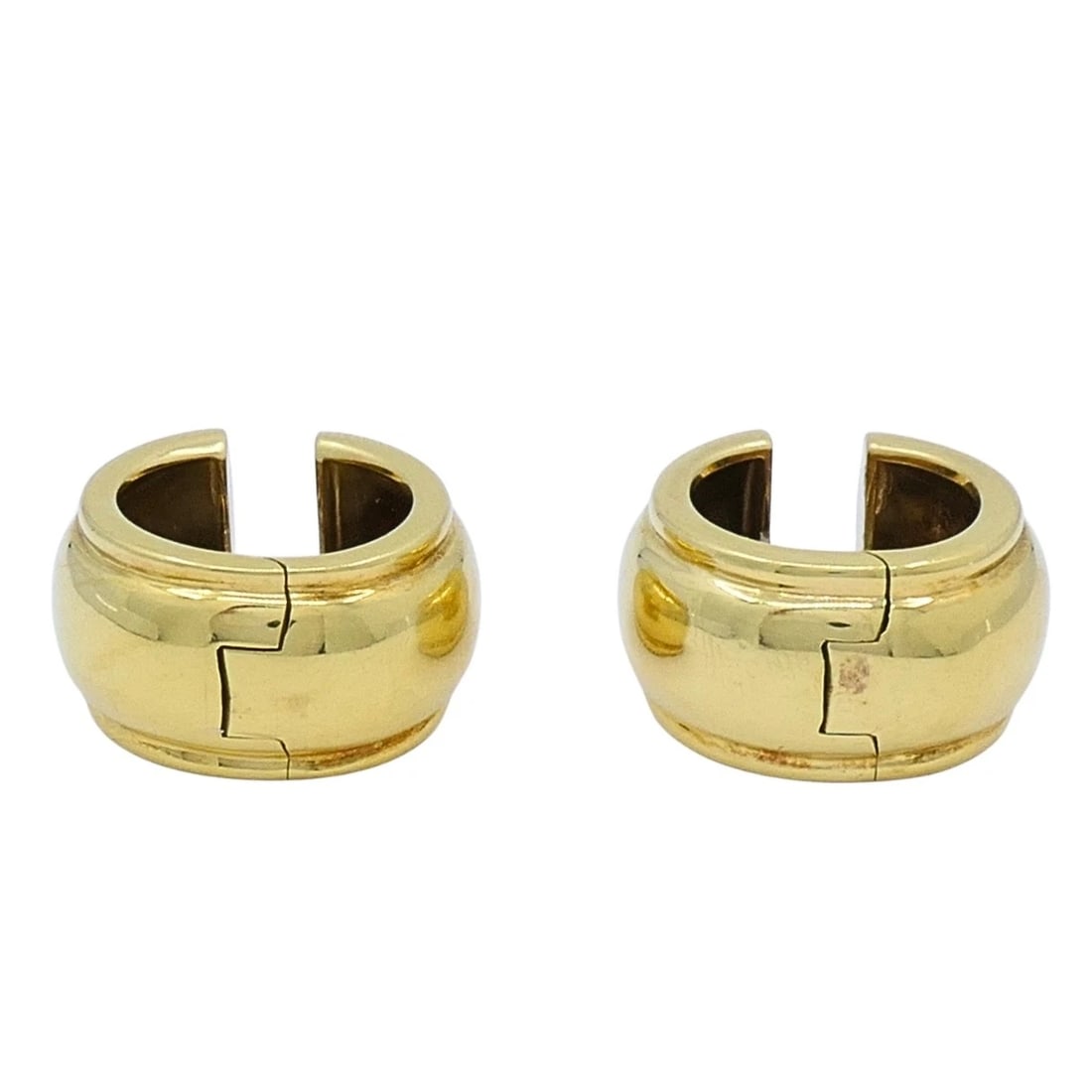 Tiffany & Co. 18k Gold Huggie Hoop Earrings - 7