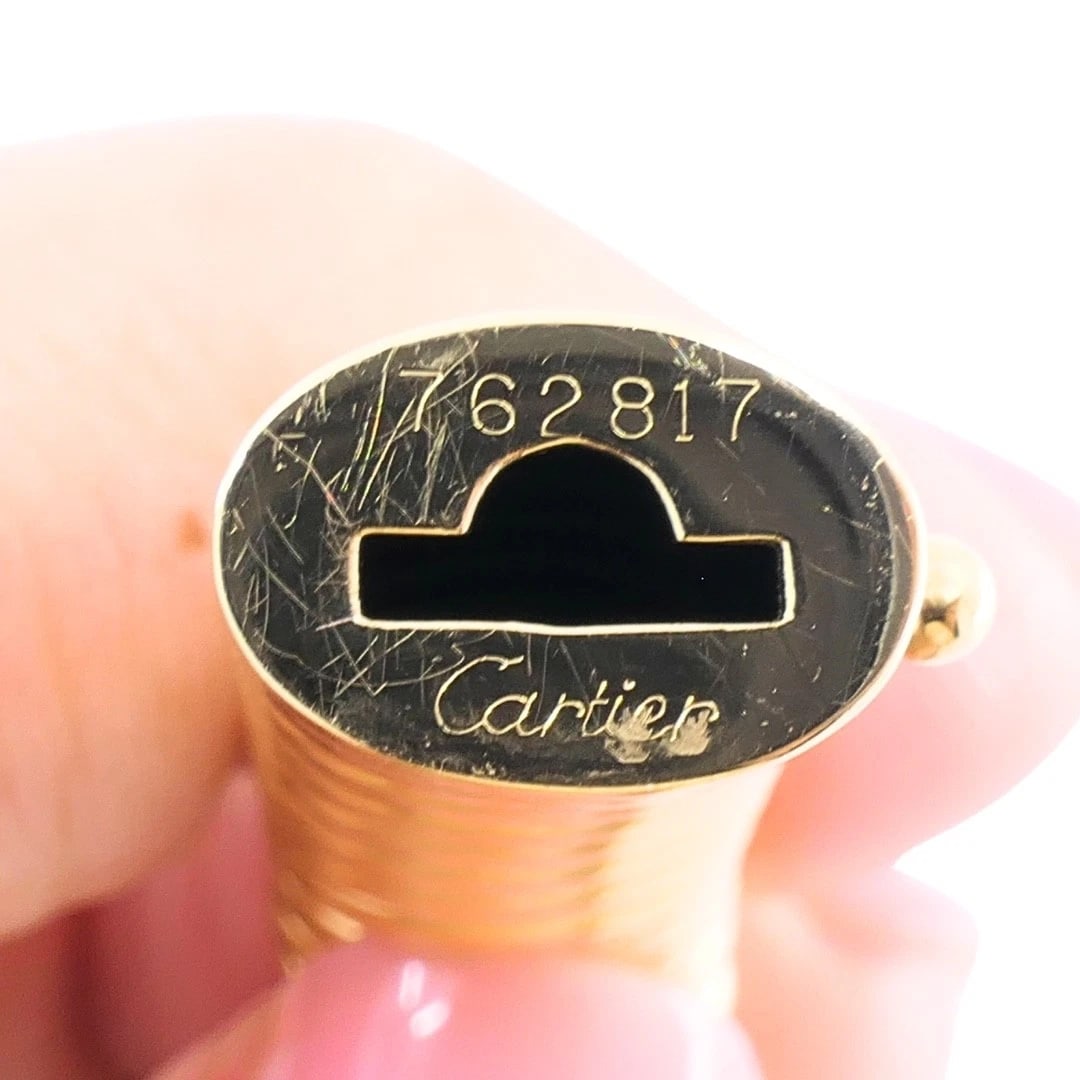Vintage Cartier 18k Gold & Stainless Steel Tubogas Diamond Bracelet - 10