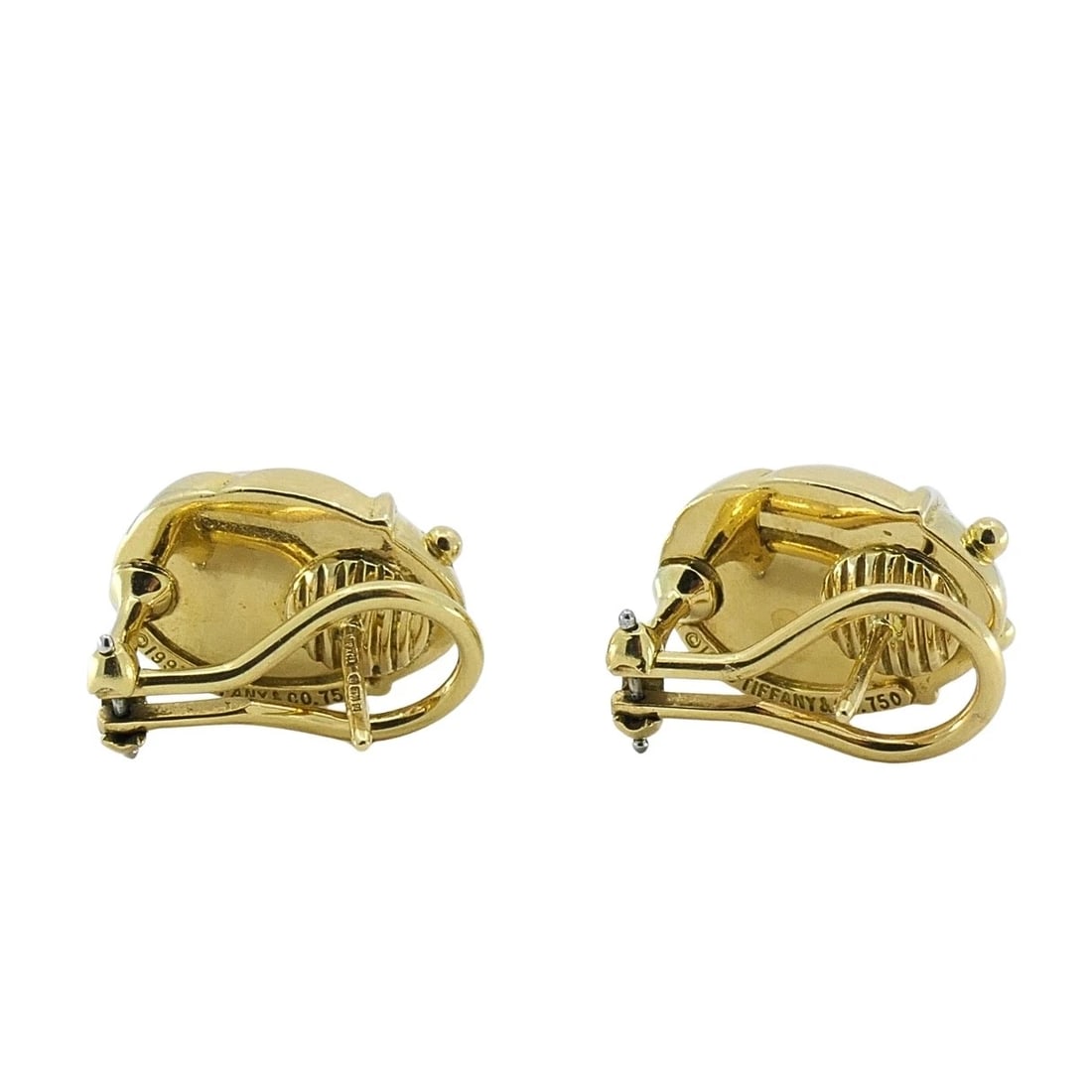 Tiffany & Co. 18k Yellow Gold Scarab Earrings, Circa 1993 - 10