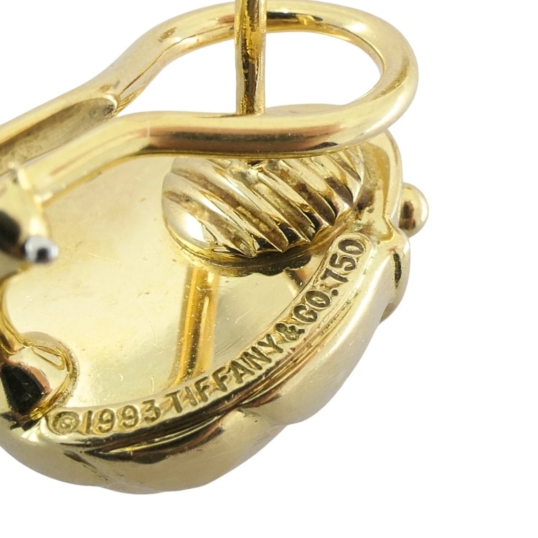 Tiffany & Co. 18k Yellow Gold Scarab Earrings, Circa 1993 - 11
