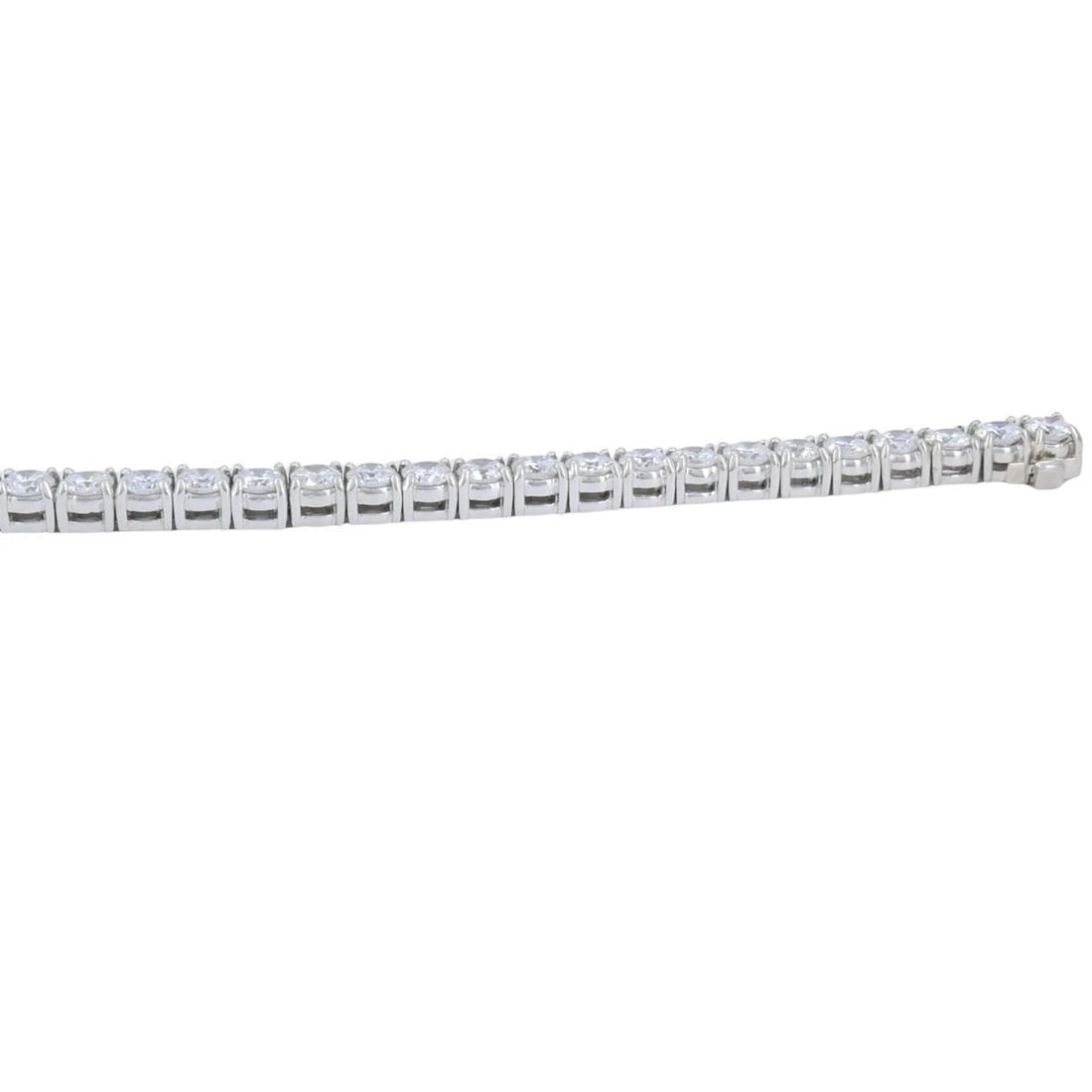 Vintage Cartier Platinum Diamond Tennis Bracelet - 13
