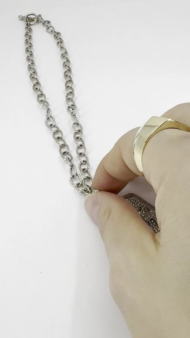 Loree Rodkin Diamond PavÃ© Pendant Necklace in 18K White Gold - 2