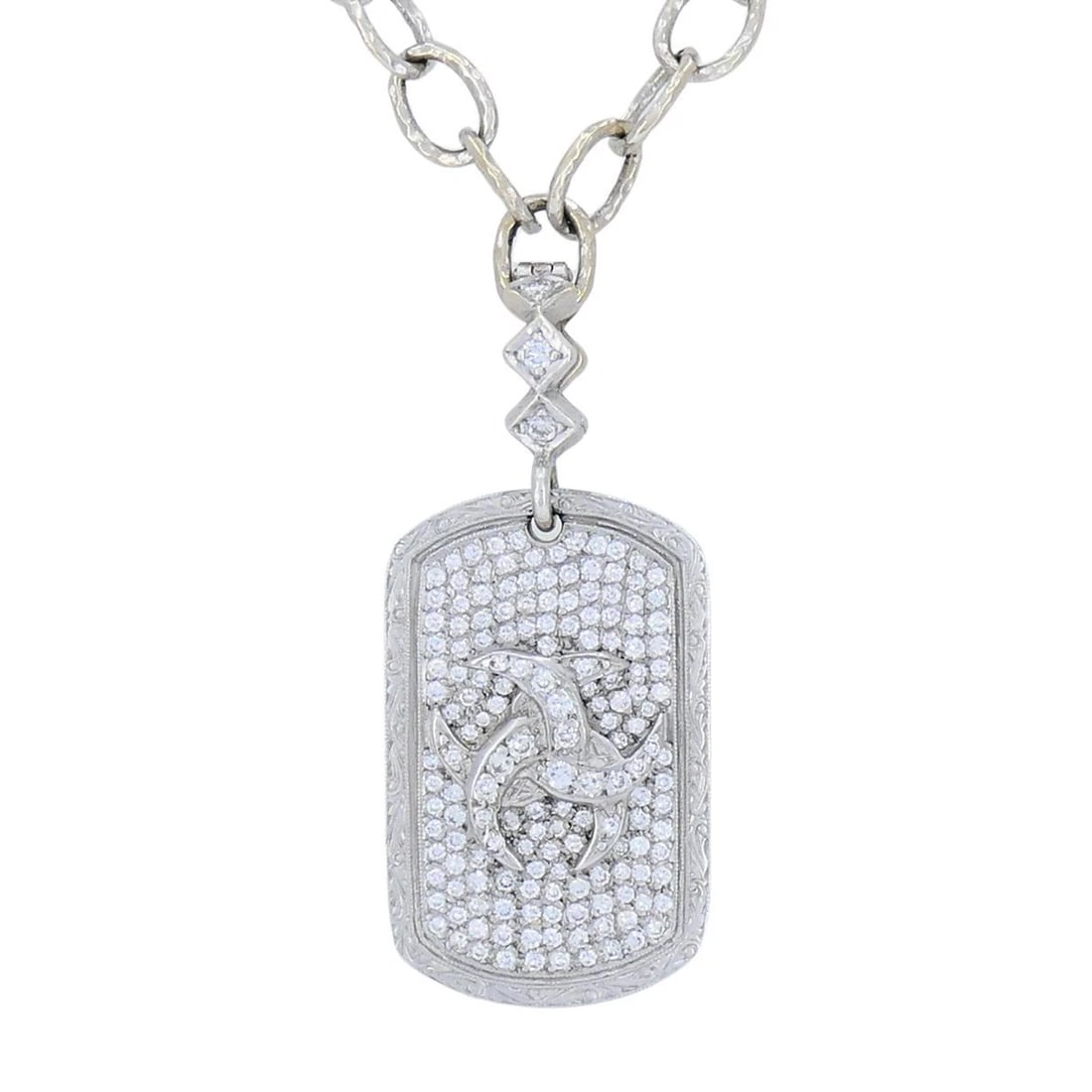 Loree Rodkin Diamond PavÃ© Pendant Necklace in 18K White Gold - 4