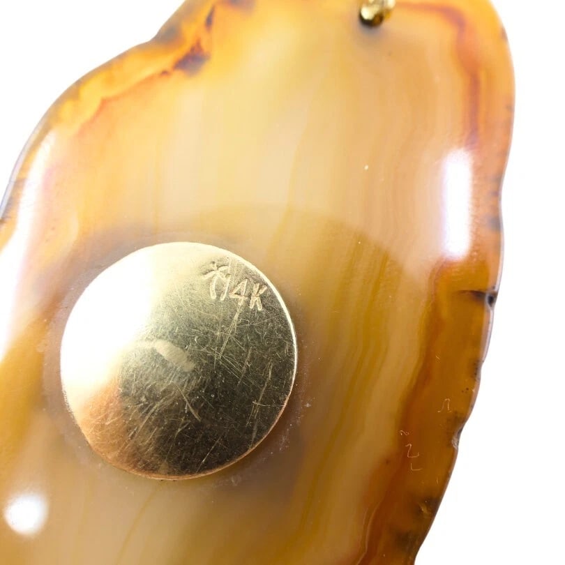 Onyx Gold Pendant Leo Zodiac Jewelry - 10