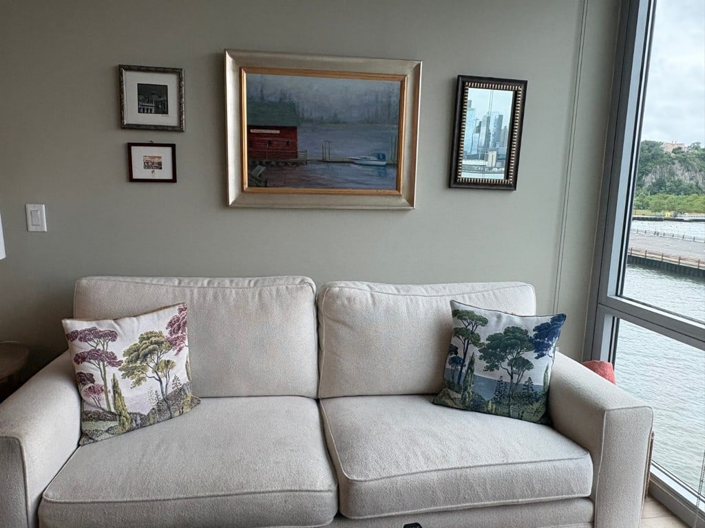 Original Framed Coastal Landscape Oil Painting, "Coupeville" - 2