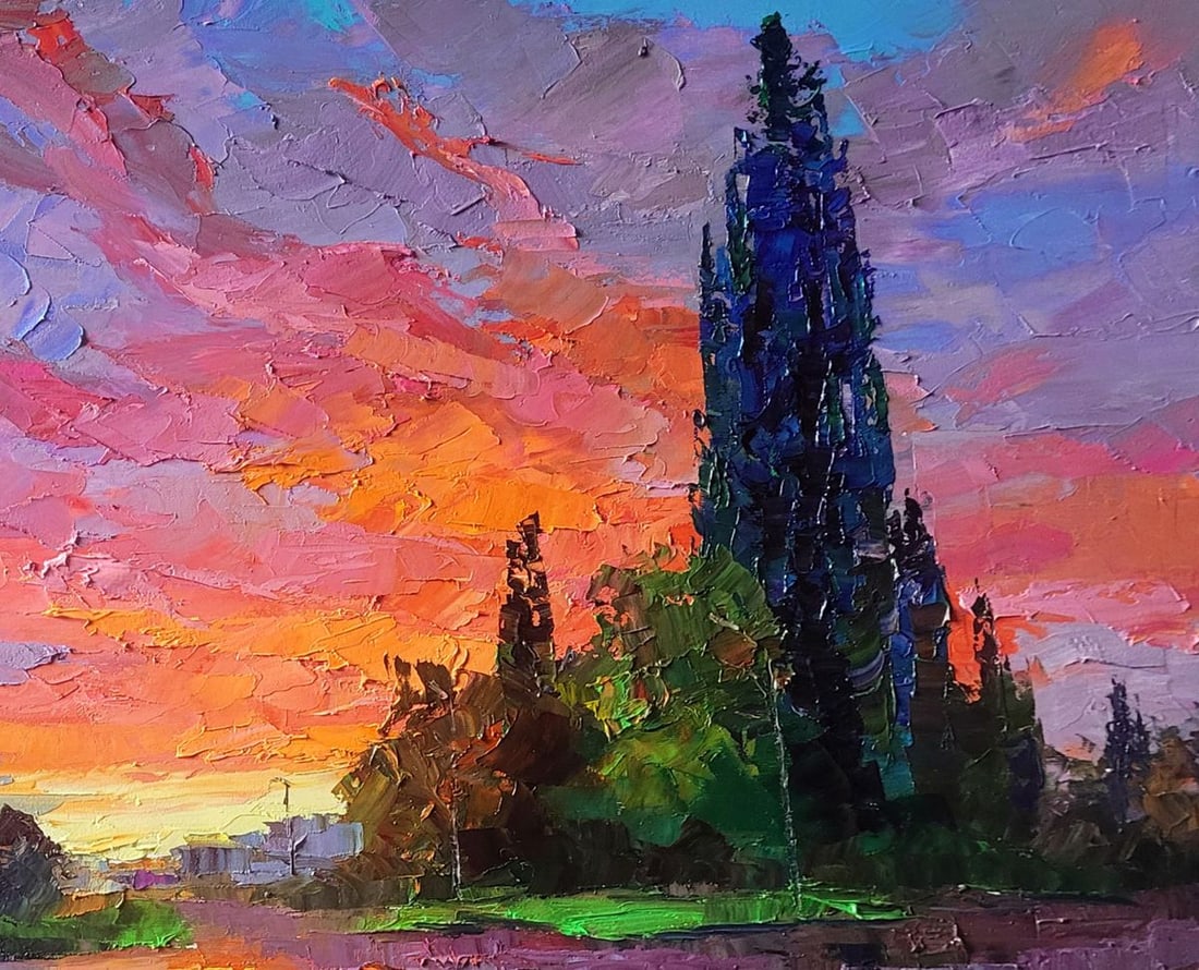 Oil painting Morning After the Rain Boris Serdyuk - 5