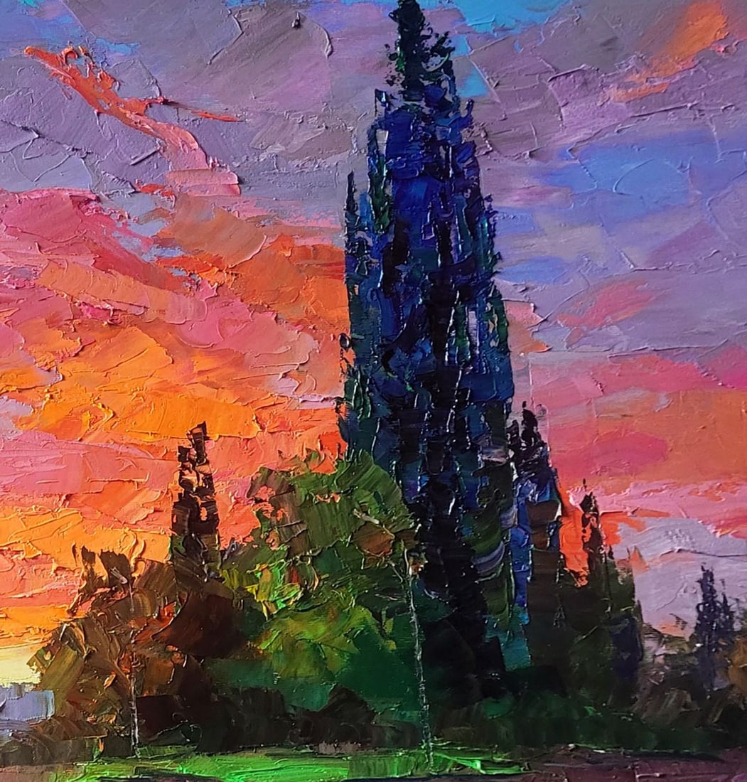 Oil painting Morning After the Rain Boris Serdyuk - 9