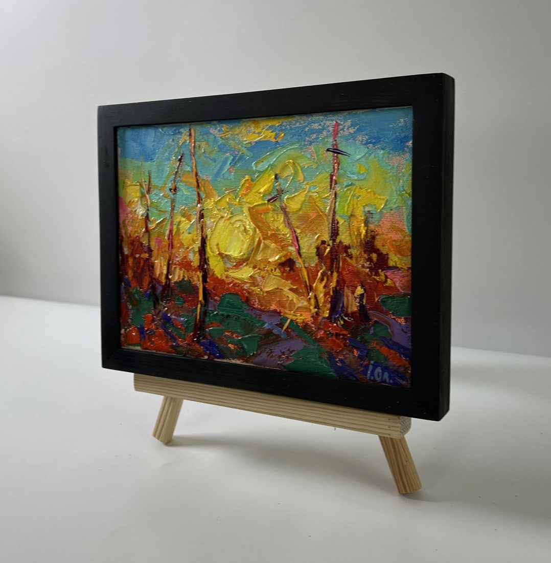 Oil painting The setting of the sun Oleksiy Ivanyuk - 2
