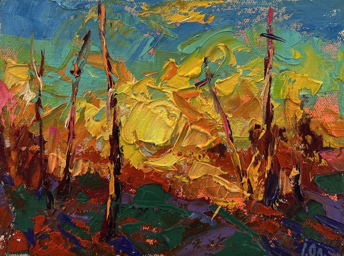 Oil painting The setting of the sun Oleksiy Ivanyuk - 3